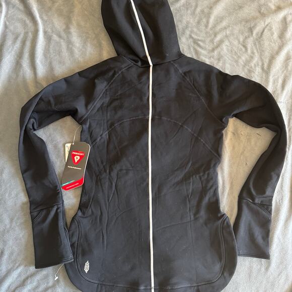 Free People Movement Primaloft Keepin Cozy Long Sleeve Small Run Hoodie Black - Picture 9 of 9